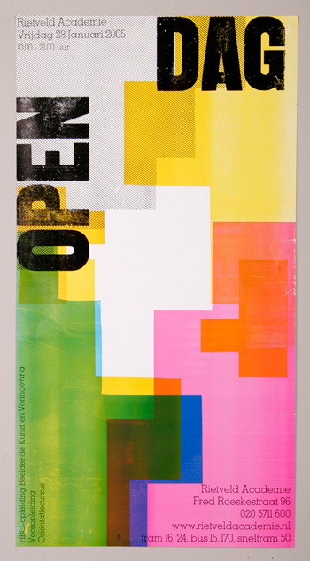 Open Day Rietveld poster